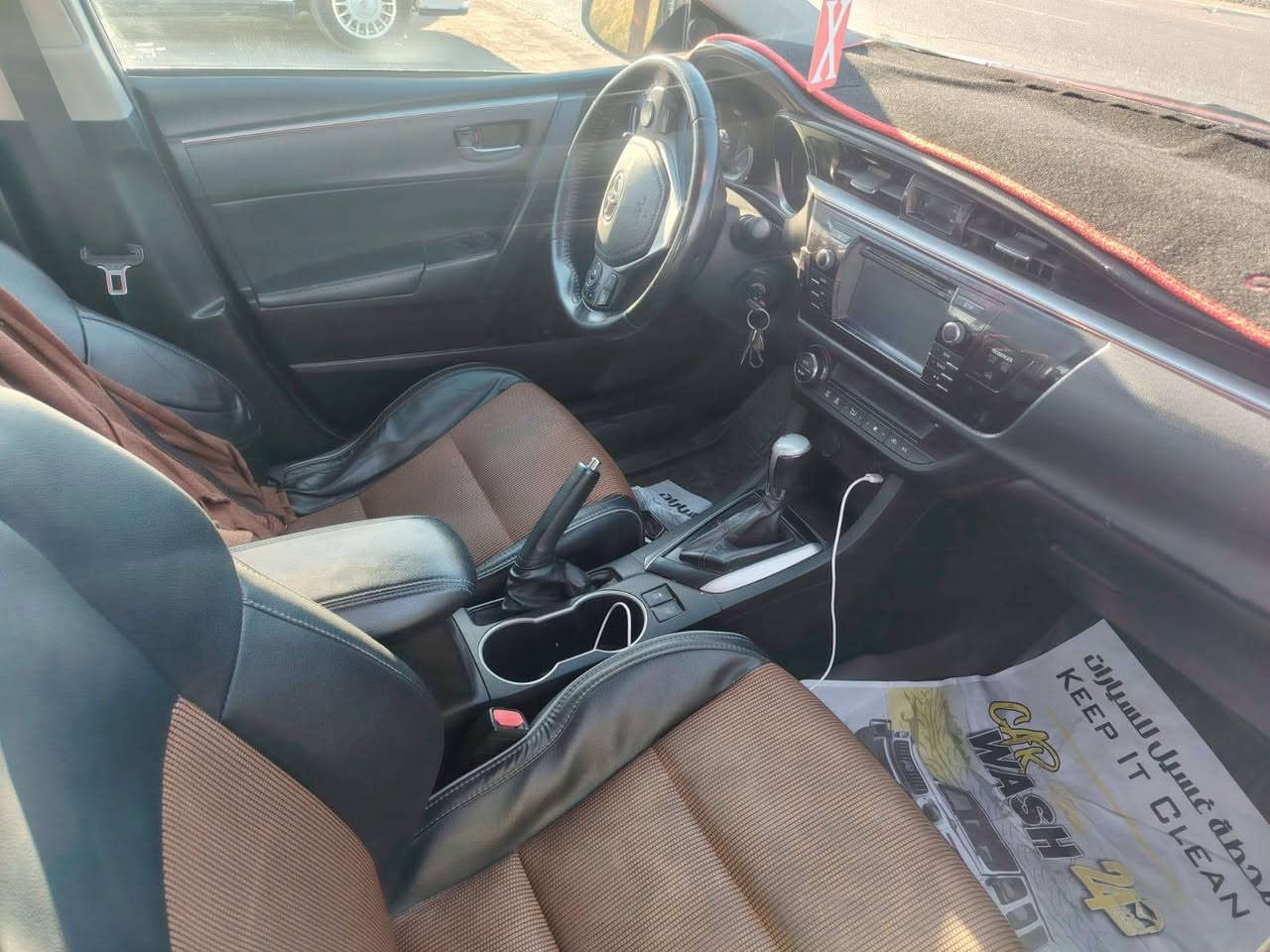 للبيع تيوتا كورلا 2016(S)
السيارة رقم دولي سليمانية 
وارد امريكي سيارة صدر جديد تخم تاير تبيرد وتدفئة فول كير ومحرك كفالة 
الموصفات. 
. لايتات عدسة زنون بلادي عالي وناصي 
. شاشة بلادي 
. هيتر وتحكم مري الجنابية 
. كشنات جلد 
. تحكم ستيرن جهتين 
. بصمة بيبان وجنطة 
. كشنات تدفئى وتبريد 
السعر 130 بيه مجال اتصل 
***********
