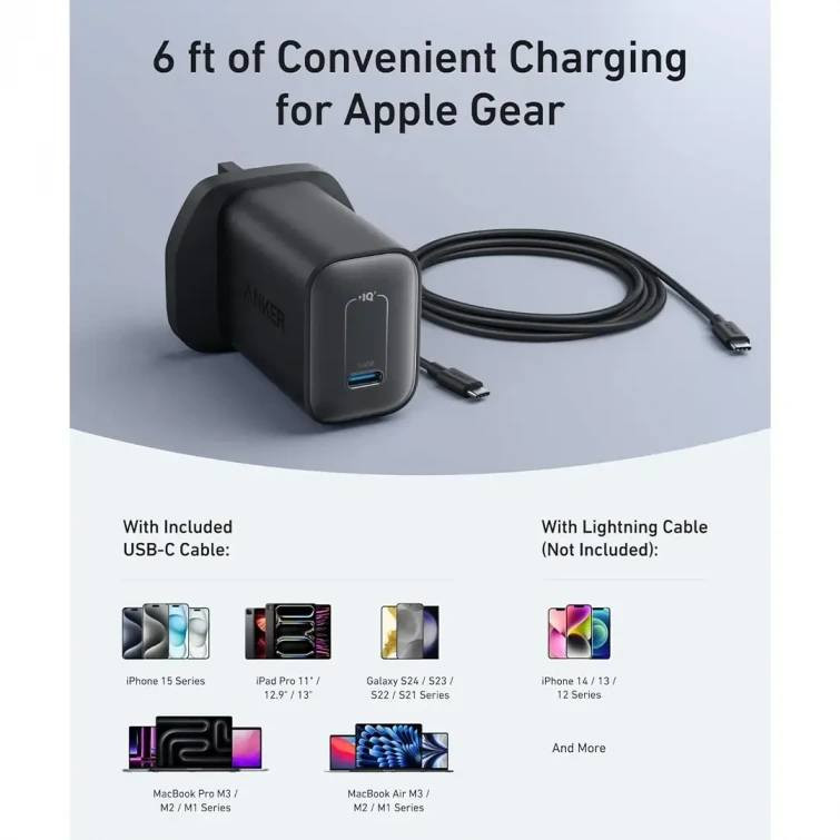 شاحن انكر نانو 100 واط، شاحن قابل للطي ، مع كيبل USB-C بطول 6 قدم،

السعر 52،000

توصيل مجاني


**إذا كنت صاحب هذا الإعلان وتريد حذفه لأي سبب، رجاءا أرسل رسالة إلى الدعم الفني**