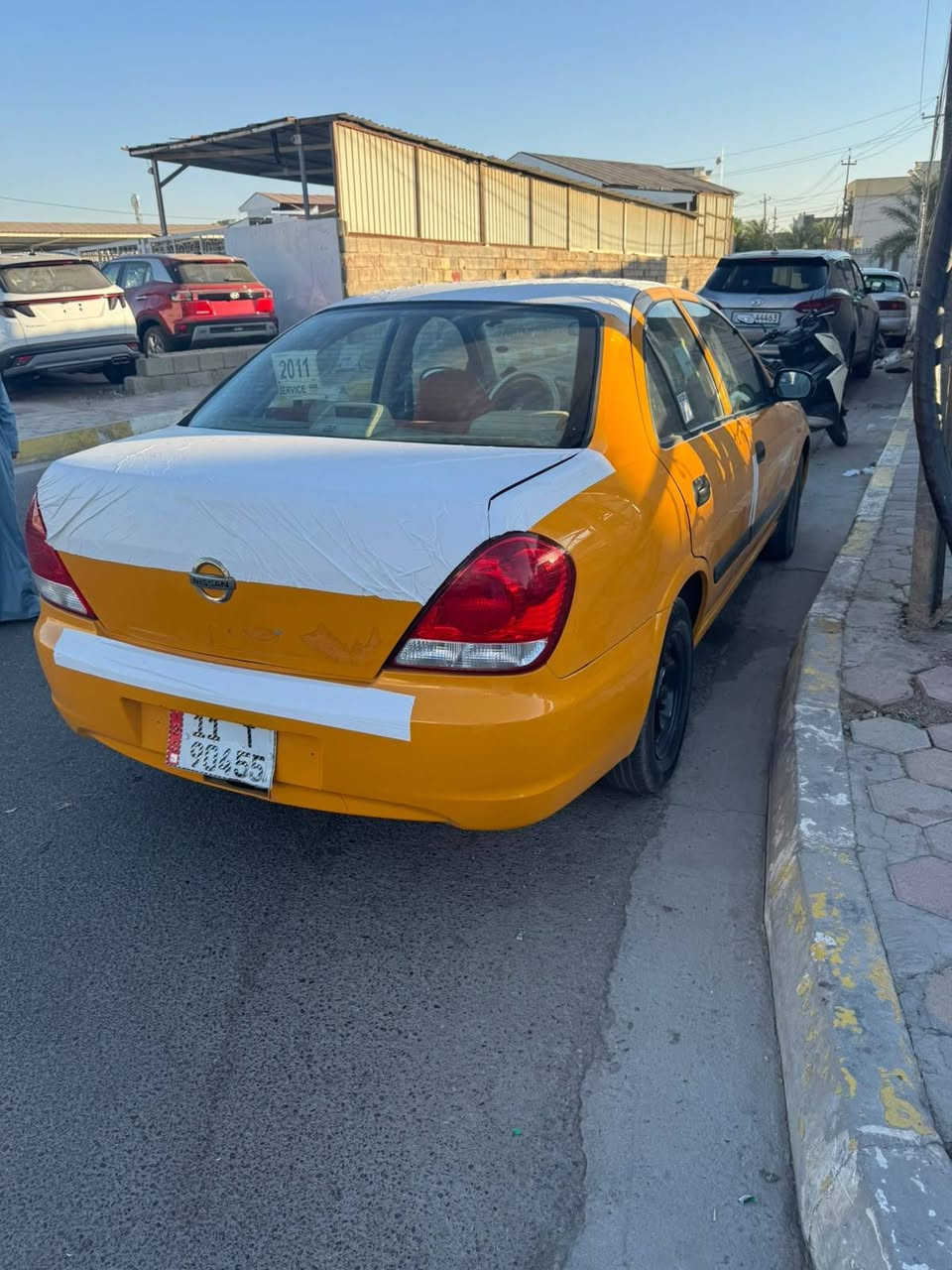 سني شركه ٢٠١١ كير عادي رقم بغداد جديد تحويل مباشر سيارة بيها جاملغ خلفي سعر ٨٥$ بيها مجال مكانها الانبار ***********@
