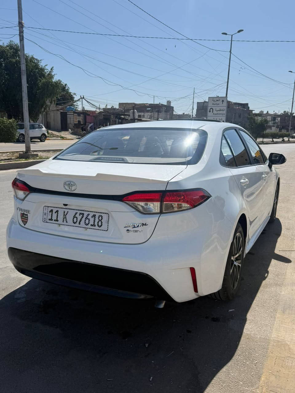 السلام عليكم كورلا هايبرد
موديل 2025 
ماشية 25لف باسمي 
كفالة عامة 
مكان السيارة بغداد 
رقم بغداد الجديد 
السعر 147 مع مجال 
رقم هاتف ***********
