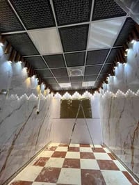 خلفه سقوف ثانويه عمل كرسته وعمل وبانسب لأسعار بديل رخام تغليف جدران بل...