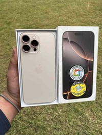 ايفون 16برو ماكس ضمان ماستر ذاكره 256 بطاريه100 مشحون 85 مره مكفول من ...