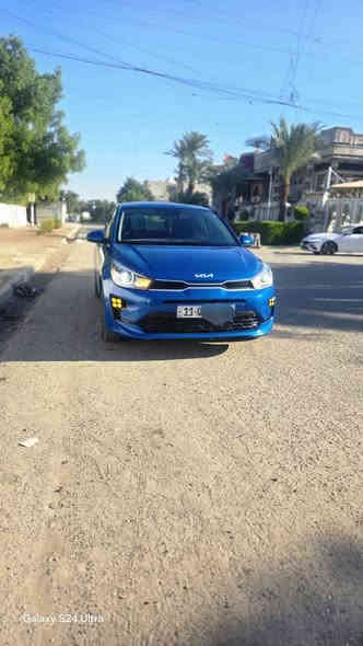 السلام عليكم عندي كيا ريو ٢٠٢٣ فئة s لون ازرق مميز ايرباك كل سليم بدون تبديل بنيد راجع حار ومصبوغ ودعامية مبدلة نفس اللون  وجاملغ عكس السايق بارد فقط بدون صبغ وتكحيل جوا الدوسة الخلفية شي قليل الصور قديمة ماخذها قبل فترة قليلة مالك واحد اني مستوردها تحويل مباشر سعرها ١٣٧ $ وبيه مجال ان شاءالله مكانها شارع فلسطين حي المهندسين للتواصل الاتصال على الرقم *********** 
مواصفاتها محرك ١٦٠٠ دوش ٨ نوزل 
بصمات دخول صندوق تشغيل تحكمات ستيرن كاملة 
رادار قيادة تحديد مسار وتوقف ذاتي 
تبريد شاشة اوتو 
شاشة للغة عربية اندرويد اوتو ابل كار لاسلكي كاميرا خلفية 
ويل كب يدات كروم 
لايتات بلوجكترات زنون 
كير ivt تبترونك يدوي عادي 
وضعيات قيادة بغداد
