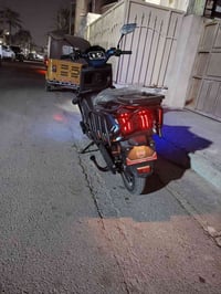 السلا عليكم دراجة شحن للبيع الدراجة صالهة أسبوع نازلة من الرمبة بس محت...