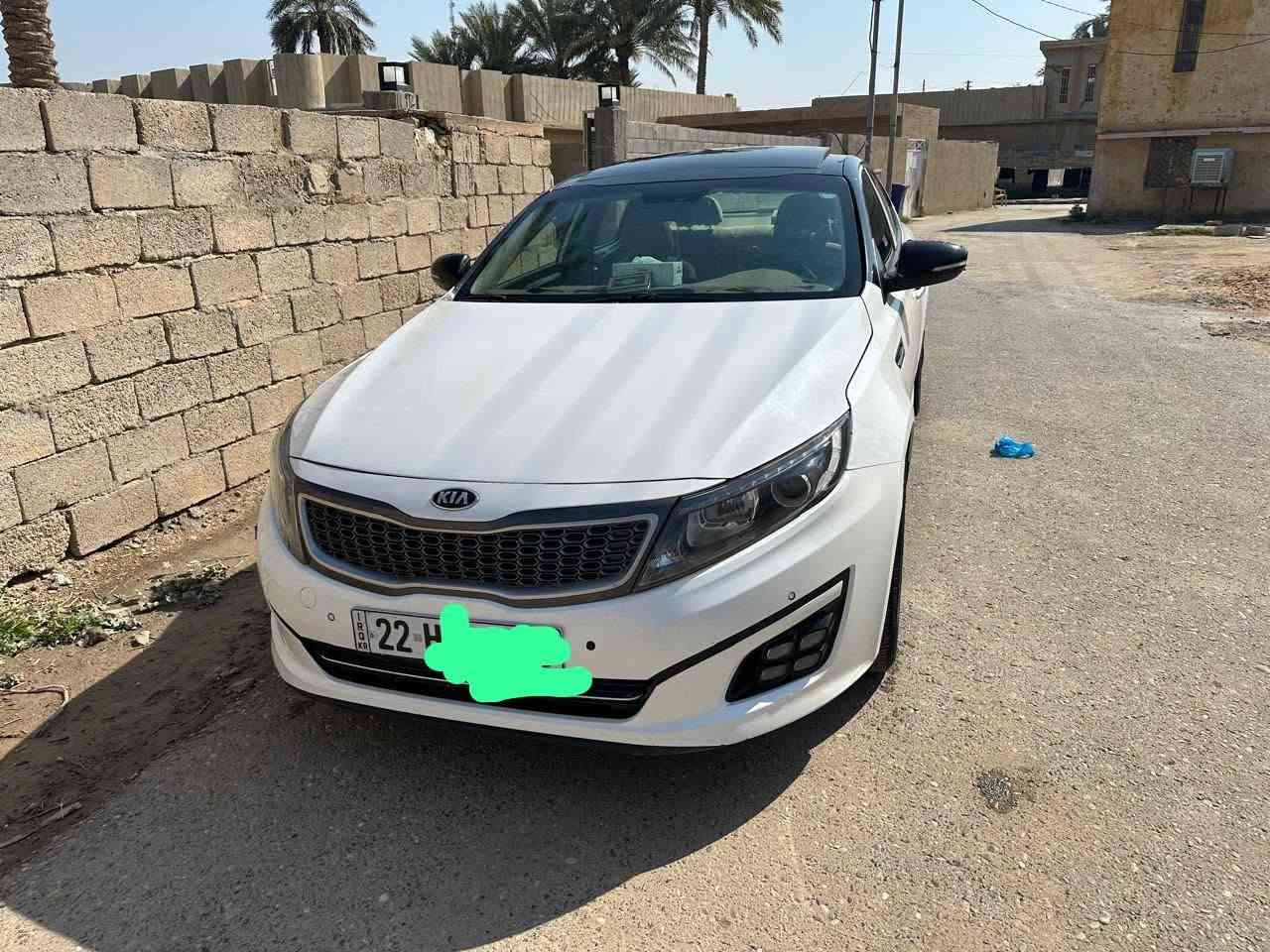 السلام عليكم كيا اوبتيما مكان السياره جويبه انا مكلف بل نشر هذا رقم صاحب السياره***********
