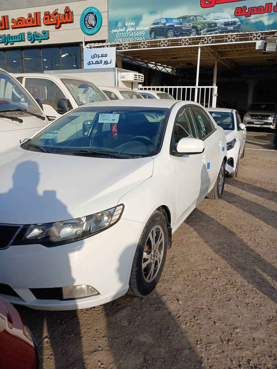 سيراتو موديل 12 سياره مقفوله من التبديل والصبغ بيها فقط بارد قليل كلش سياره صار لهاي عندي عامين سياره خير من الله تخم تاير محرك مير كله مكفول سعرها  97  عرضها با صويره سنويه لل 27 الله شاهد السياره مال جناي ***********
