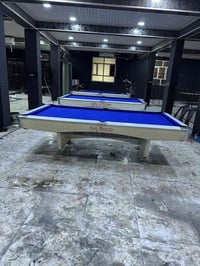 تم بعون الله وصول وجبة جديدة من طاولات البليارد (مستخدم وجديد) 🔹 نظافة...