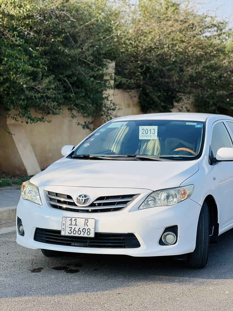 السلام عليكم 
كورلا 2013 خليجي 1800 CC
سياره مكفوله من صبغ وتبديل مكانين بارد ع أصبع اصبع 
كير محرك كفاله 
صدر امامي خلفي جديد 
تخم تاير جديد 
تبريد ثلج ❄️ تدفئه 
السعر ١٤٠ وبيها مجال 
سياره ع ايدينه من الاستراد 
مكاني صلاح الدين قضاء الضلوعيه 
الاتصال ***********
