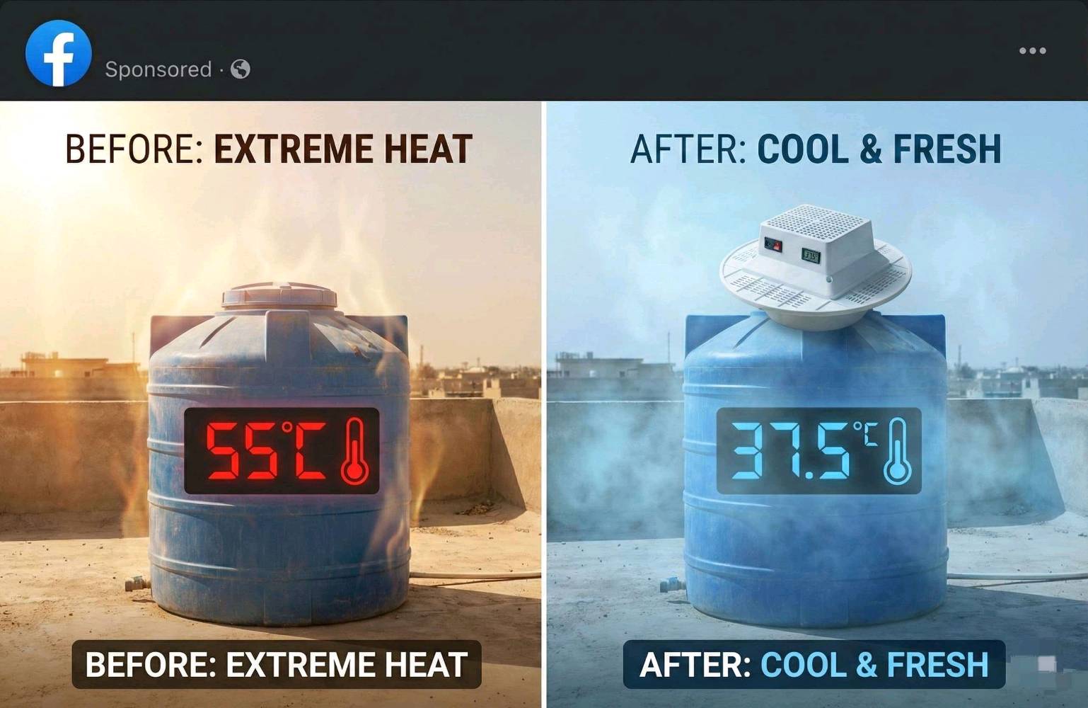 جهاز تبريد مياه الخزانات

الاستخدامات

جهاز Easy Cooler هو جهاز تبريد مبتكر يستخدم لتقليل درجة حرارة الماء وتوفير هواء بارد ومنعش في المناطق الحارة. يعتبر هذا الجهاز الحل الأمثل للاستخدام لخزانات المياه لانه يوفر تبريد سريع وفعال. يمكن استخدامه في المنازل، المكاتب، المحلات التجارية، وأماكن العمل.

المميزات

التصميم العصري:

جهاز تبريد Easy Cooler يتمتع بتصميم عصري مدمج، مناسب لجميع أنواع الخزانات.

الطاقة والكفاءة:

يعمل الجهاز بربع امبير فقط.

يعمل الجهاز باستخدام سلك كهربائي بقدرة تصل إلى 150 سم

مما يوفر سهولة في التحريك والتوصيل بالمقابس الكهربائية.

يتميز بكفاءة عالية في تبريد الهواء بسرعة.

مؤشر درجة الحرارة:

يحتوي الجهاز على شاشة رقمية لعرض درجة حرارة الماء بشكل دقيق، مما يساعد المستخدمين على متابعة درجة حرارة المياه المتدفقة.

سهولة الاستخدام:

يحتوي الجهاز على زر تشغيل وإيقاف يسهل تشغيله وإيقافه. كما يتمتع بتصميم مريح لضمان الاستخدام الطويل دون أي تعب أو مجهود.

مواد عالية الجودة:

الجهاز مصنوع من مواد بلاستيكية متينة وموثوقة (ABS)، مما يضمن عمرًا طويلاً وأداءً عاليًا.

محتويات الصندوق

جهاز تبريد Easy Cooler

سلك كهربائي ببطارية (طول 150 سم).

الملاحظات

يمكن تشغيل الجهاز في أي مكان مع توفر الكهرباء.

الجهاز مناسب للاستخدام مع الخزانات الكبيرة و الصغيرة التي تحتاج إلى تبريد الماء في الصيف.

تأكد من تنظيف الجهاز بانتظام لضمان أداء ممتاز.

تأكد من عدم غسل المنتج

القياسات:

الكارتون:

الطول: 50 سم  العرض: 50 سم  الارتفاع: 23 سم.

المنتج:

القطر: 46 سم  الارتفاع: 22 سم

طول سلك الكهرباء: 150 سم

طول سلك قياس درجة حرارة الماء: 90 سم