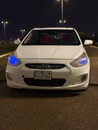 سياره اكسنت ٢٠١٥ وارد خليجي اللون ابيض  رقم ذي قار  السياره باسمي تحوي...