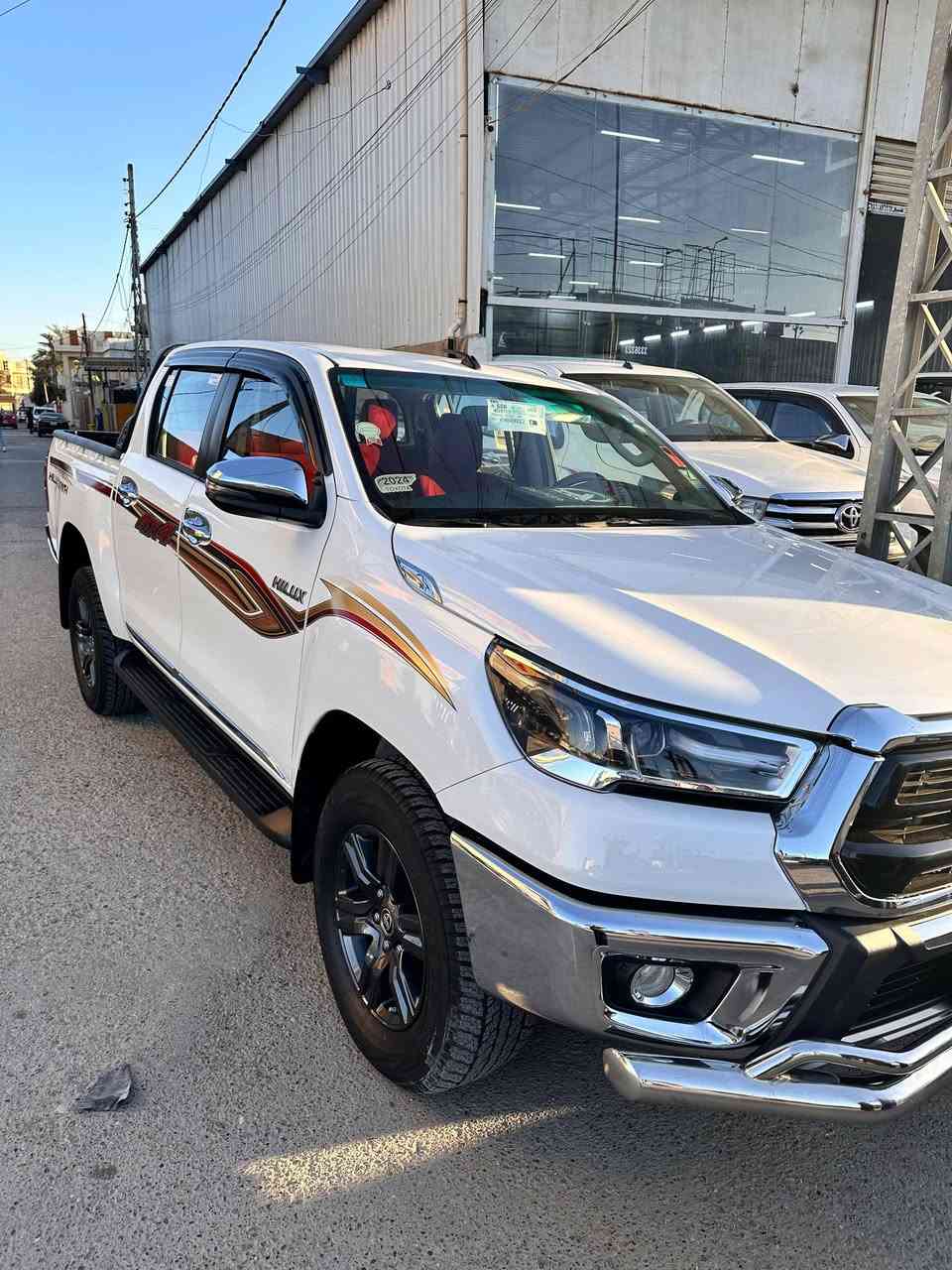 بيكب تيوتا موديل ٢٠٢٤كويتي بريم ماشيه ٣١الف سياره جديده مكفوله من أي شي رقم بغداد ***********فلوجه
