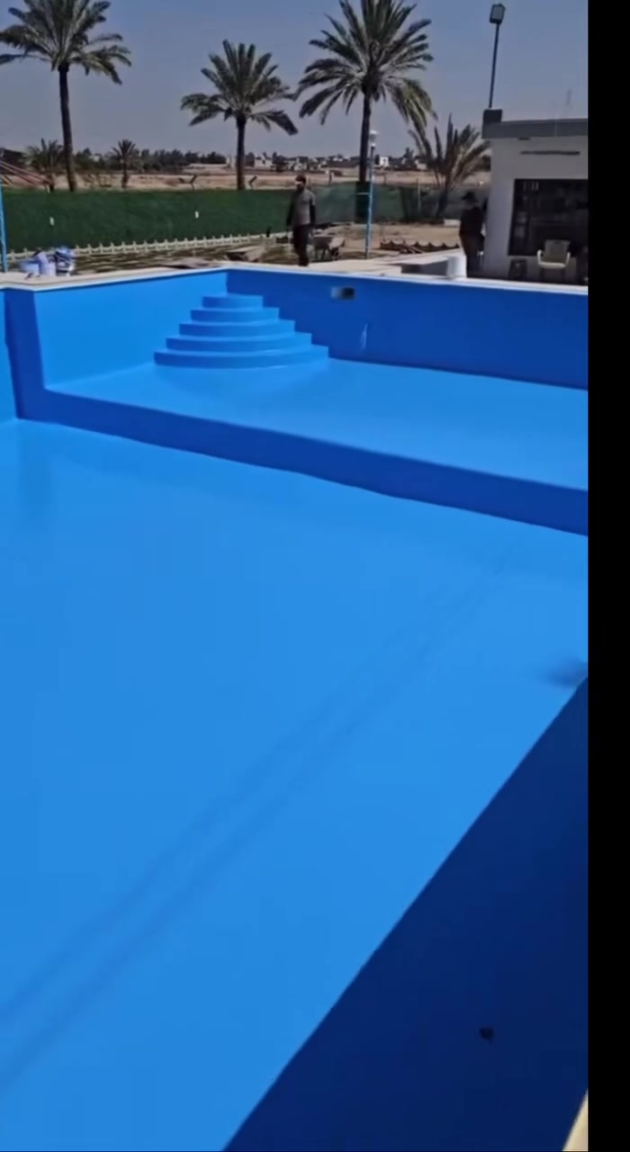 عمل لمسابح بمادة الايبوكسي العازل المائي ويغنيك عن لسيراميك ولمواد الاخرى للتواصل ***********
