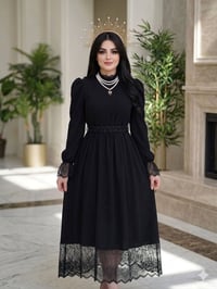 فستان هوريم • لمسات تور • مقاسات ٣٨-٤٨