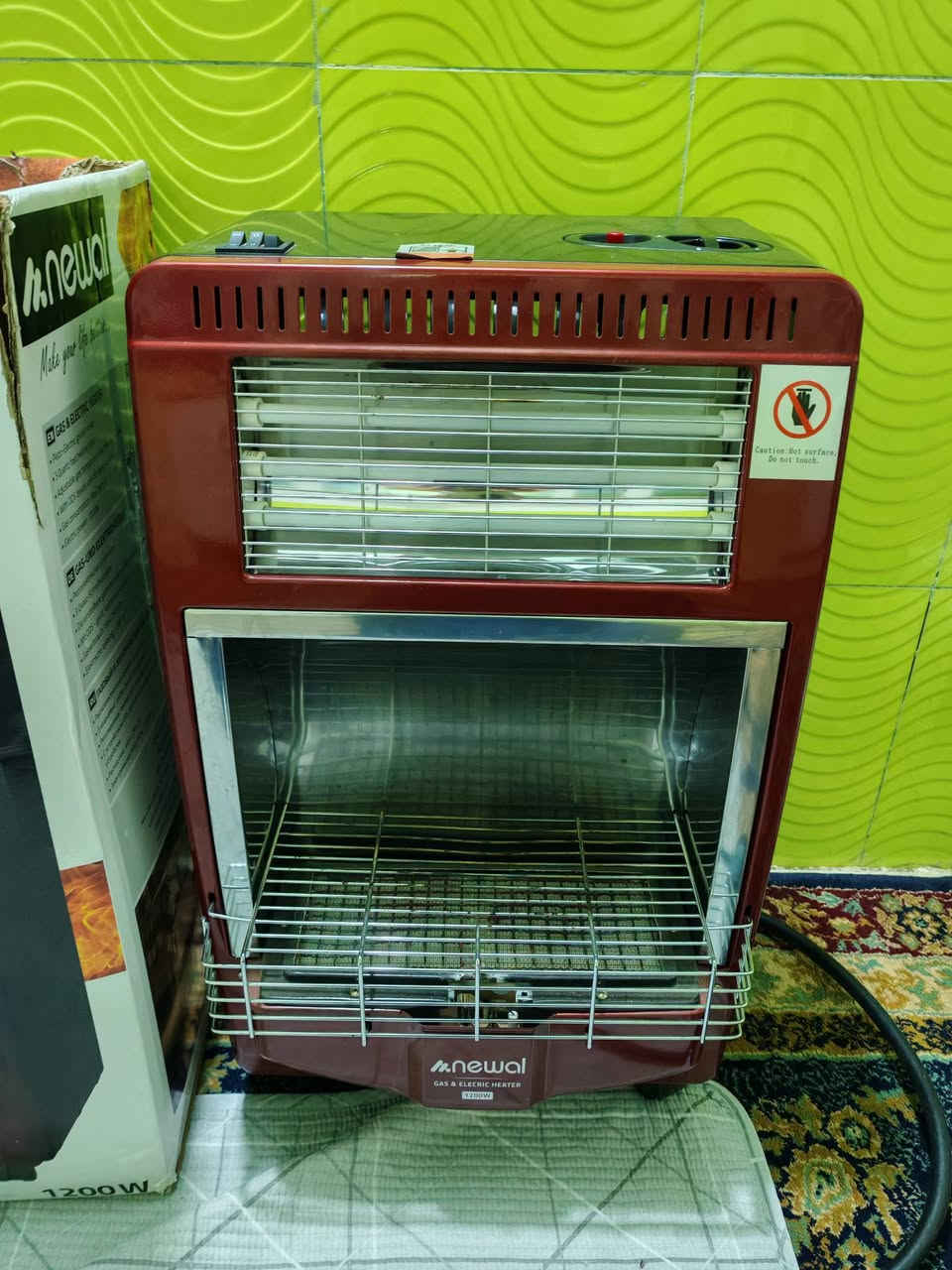 صوبة غازيه كهربائية استعمال جدا قليل مع المنظم غراض كامله السعر ٧٠ وبيه مجال *********** كوت الانوار
