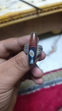 محبس عقيق مجزع قديم سعره 75 ابوي مجال 07727008868