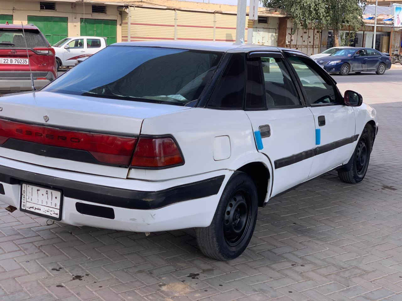 السلام عليكم للبيع دايو اسبرو موديل 1995 كير ومحرك مفتوح  شرط صدر جدد تايرات جدد رقم صلاح الدين مشروع وطني مكاني صلاح الدين السعر 28 وبيها مجال  تكريت الهاتف ‏‪0771 359 0517
