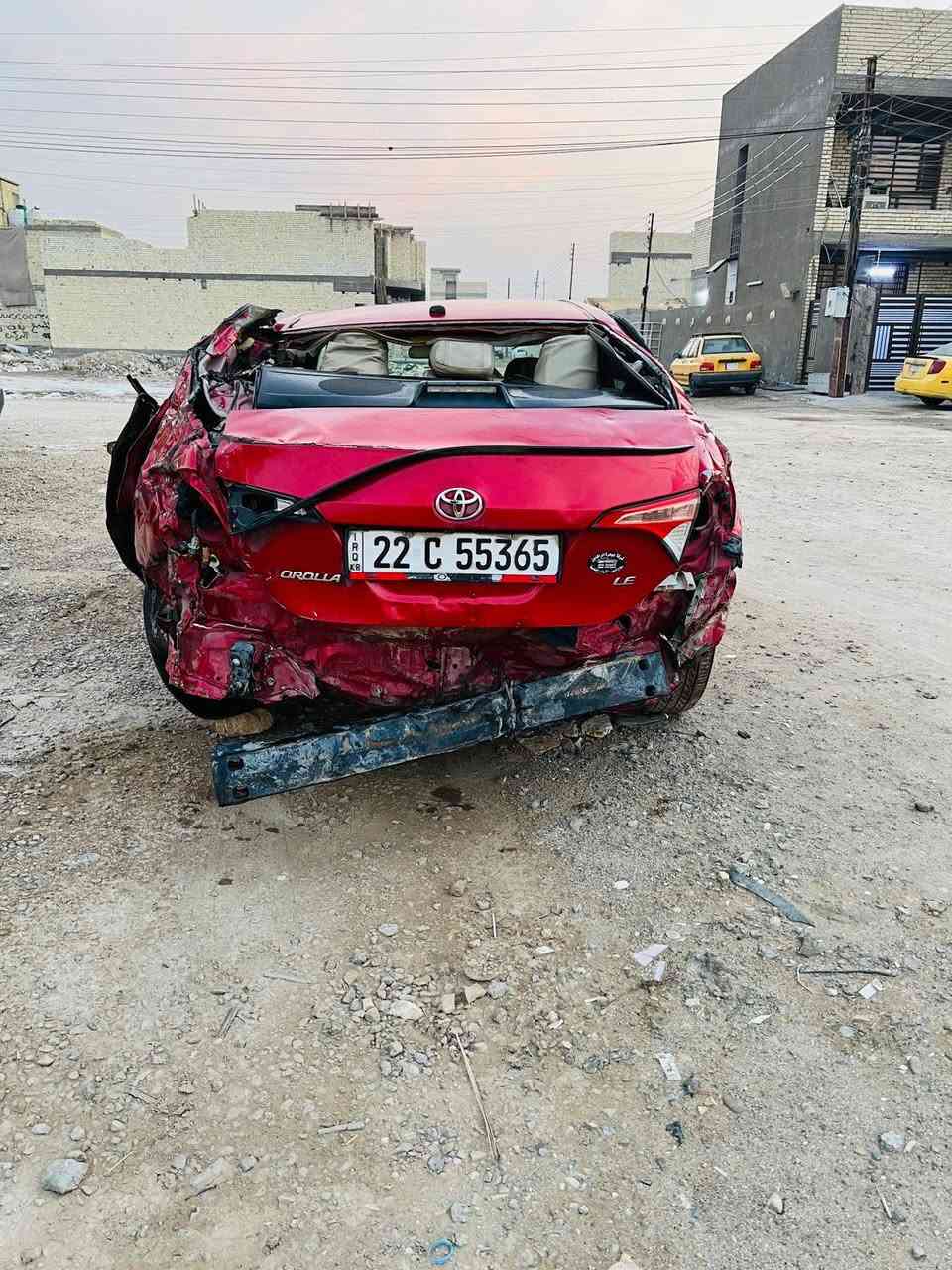 سلام عليكم للبيع تيوتا كورله موديل 2018رقم اربيل ارقام وسنويه جدد تحويل مباشر اخوان سياره تعرضت لحادث ضربه جاملغ خلفي كما موضحه بلصوره ابيع على وضعهه سياره شغاله سابقاً مكفوله مكان السياره بغداد الاستفسار ***********
