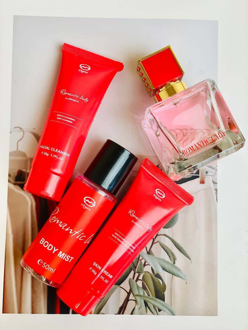 ❤️بكج عطور رباعي ❤️
🪭سيدة الرومانسية 🪭                 
يتكون من عطر +سبلاش
+شاور +لوشن
#الحجزوالاستفسارخاص
واتساب.  ***********
