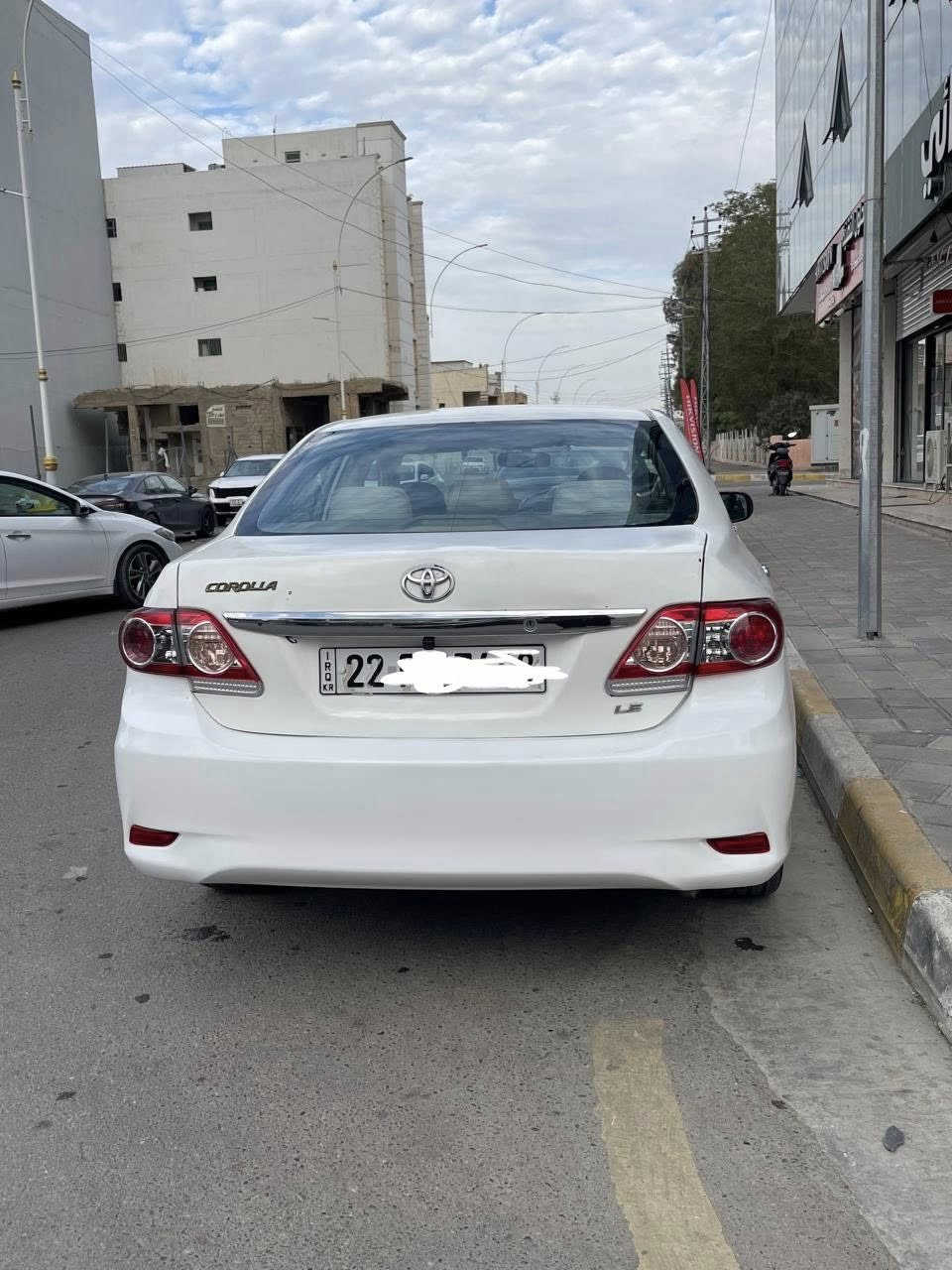 سلام عليكم ورحمة الله وبركاته
كورلا خليجي للبيع 2009 محدثه 2013 مصبوغه حزام كير محرك صدر امامي خلفي تدفئة تبريد جاهزه ان شاءالله رقم اربيل الجديد بأسمي تحويل ثاني يوم سعرها 103 وبيها مجال بسيط مكاني الأنبار الخالدية 
رقم تلفون ***********
