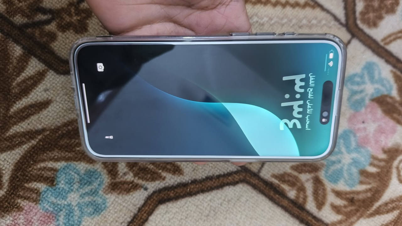 15 برو ماكس
جهاز نضيف بطاريه 89 عدد دورات 447
جهاز مبدل بس شاشه اصليه 3 خيارات 
وياه كارتون وكيبل 
ناصريه مركز 
سعره 800
رقم ***********
