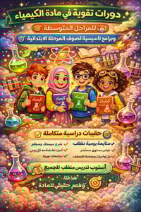 دروس خصوصية • كيمياء • حي الرفاعي