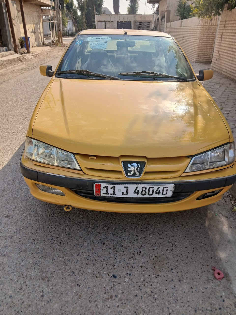 السلام عليكم بيجو بارص للبيع موديل 15 سیاره نظیفه بدون ای نقص چاهزه من کلشی سعر 50 وبیهه مچال حک چیه ***********
