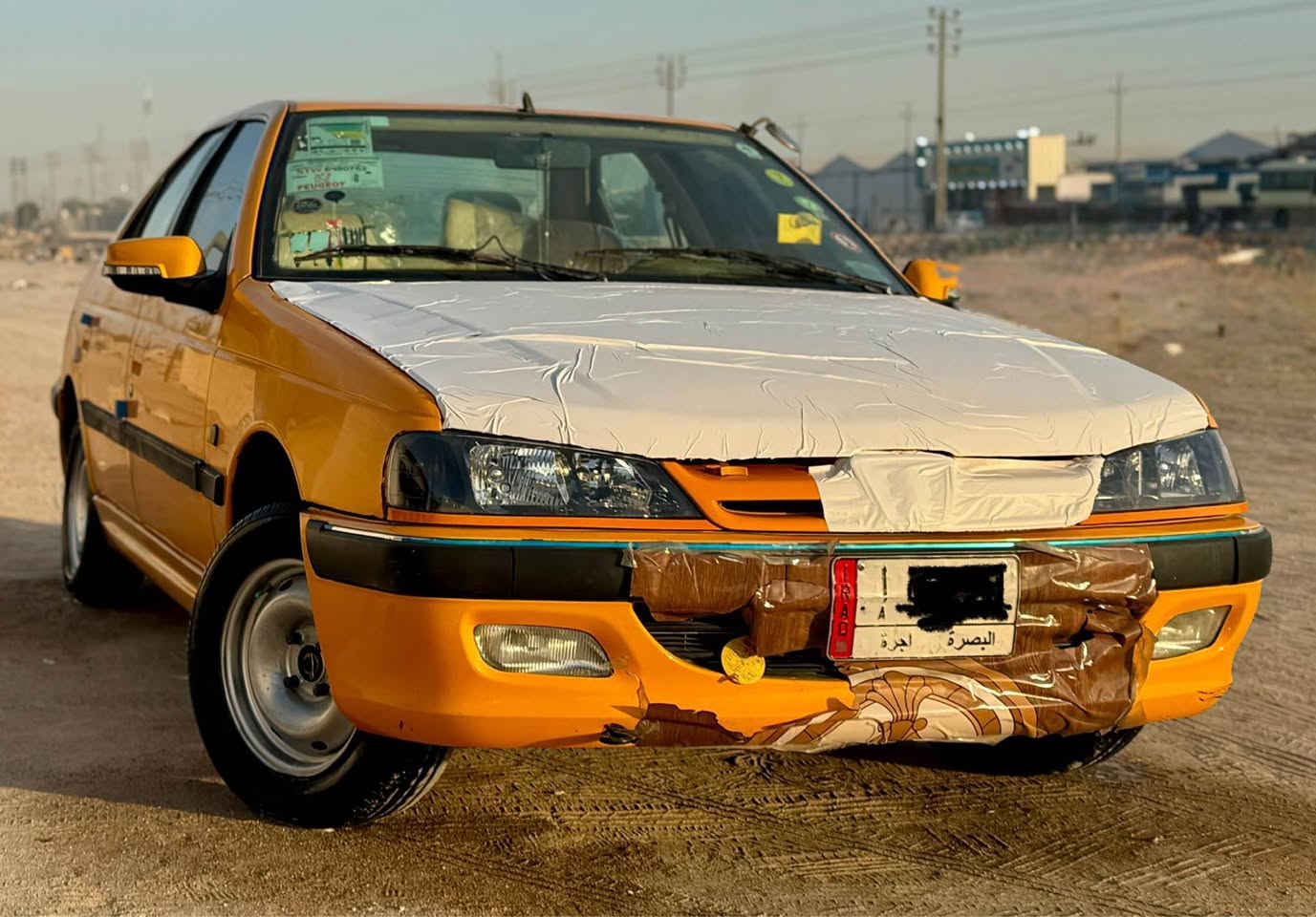 السلام عليكم 
بيجو بارص حره موديل ٢٠١٨ رقم بصره مستعجل على بيعتها تحويل (شرط تحول السياره) بيها ضربة جنطه ومصلحه وكامله مثل ما موضح بالصور وبيها خياسات كذلك ملگوطه ابيع كوم حديد
 السياره كير ومحرك  خير من الله تخم تاير الكهربائيات كلهن شغالات شاشه تحكم استيرن كشافات الغرفه مدوشمه والارضيه مدوشمه + حوضيات 
السياره عوزها ترتيبات بسيطه جداً بس مستعجل على بيعتها الله شاهد
سعرها 42 ورقه وبيها مجال حك الجيه والترتيبات *********** واتساب 
*********** اتصال 
وانه بخدمتكم الزبير, البصرة
