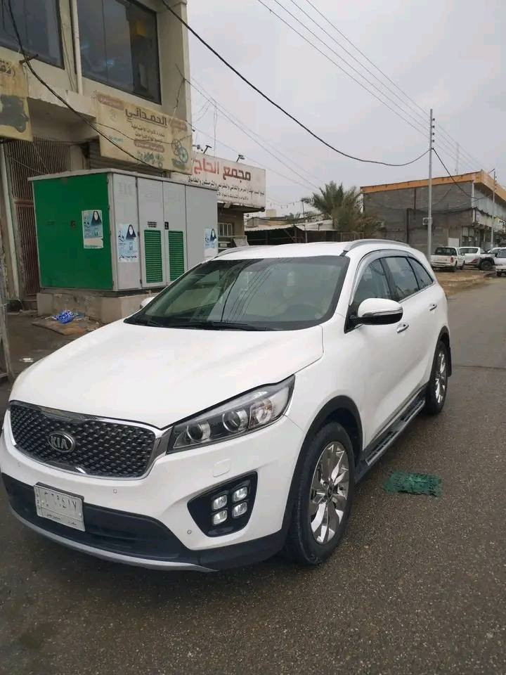 سورنتو موديل 2016 خليجي 7 راكب
فول موصفات عدا الفتحه 
بصمة 
سايد بريك دكمة 
جنطة كهرباء 
كشنات كهرباء 
حساسات امامي وخلفي 
شاشة بلادية 
كامرة خلفية دوارة 
بصمة ابوب 
بردات خلفية 
زراكات بالدعامة 
مكينة 6 سلندر وكير كفاله عامه تبريد 3 قطع تدفئه 
السيارة كفالة عامة  عدا صبغ بنيد بدون حادث
رقمهة بغداد بسمي شخصيآ 
#السعر 193 وبيه مجال 
***********
***********
