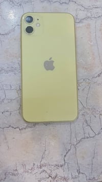 ايفون ١١ • لون ليموني • بطارية ٧٣