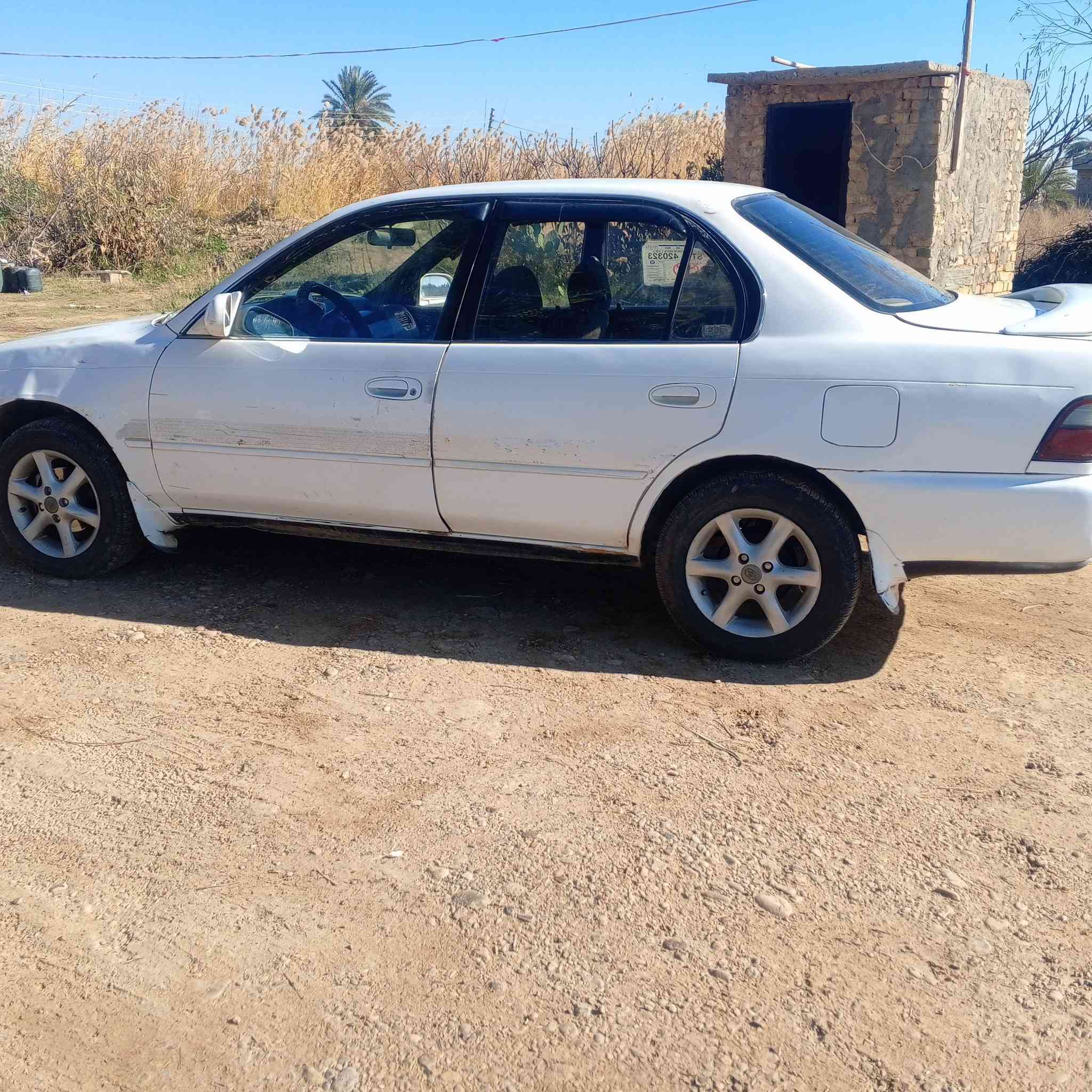 السلام عليكم ورحمة وبركاته 
سيارة كورلا للبيع موديل ٩٤
السعر ٥٠ ورقة
رقم بغداد 
المكان صلاح الدين قضاء الدجيل 
تبريد شغال 
كير ومحرك مكفول 
تخم تاير ويل كب 
رقم الهاتف 
‏‪***********‬‏
