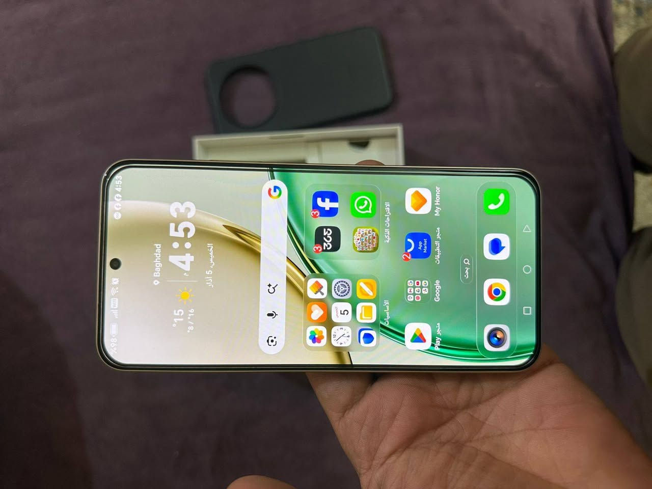 بيع فقط بدون مراوس بيع فقط        هونر x9d ذاكرة ٢٥٦ عشوائية 12+12 بطارية ٨٣٠٠  مستعمل قليل  فقط كارتونة وراس شاحن ملحقات مكاني بغداد شارع السعدون قرب جبار أبو الشربت  موبايل *********** السعر النهائي ٣٧٠ خاص فقط. شراي طب خاص وتشلع عيوني  اخوان مصار هواي من اشتريتة والوصل موجود 420 ألف ماعجبك المنشور عبرة والكلمة الطيبة صدقة بغداد, العراق
