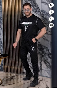 تراك رجالي • اسود • قياسات L-3XL