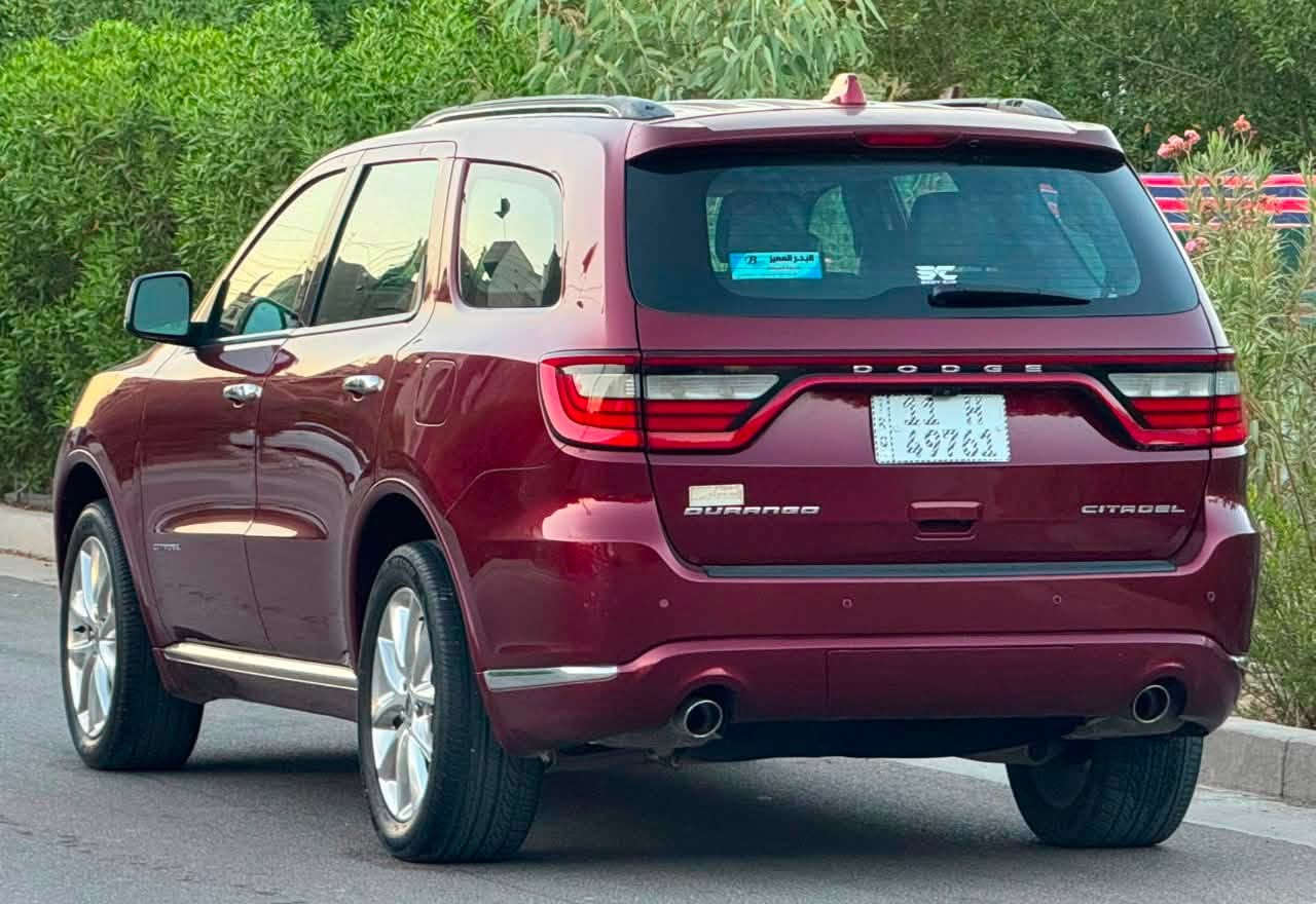 Dodge durango 2019 دورنكو سيتاديل
ضرر السيارة بنيد + جاملغ خلفي وبيها صبغ شبرين بل قمارة كلش قليل بدون ضرر
ماشيه 118
المواصفات اعلى فئة Citadel :
- محرك ٦ سلندر / ٣٦٠٠
- فتحة سقف
- جنطه كهرباء
- كشنات كهرباء
- كشنات تدفئه امامي وخلفي 
- كشنات منفصل 
- كشنات جلد
- كشن خزن 
- شاشه كبيره 
- كأمره خلفيه 
- حساس خلفي 
- ويل كب كروم
- 3 قطع تبريد 
- شفتات ستيرن 
- ستيرن كهرباء 
السعر 197$
عنواني بغداد / الكرخ
***********
***********
