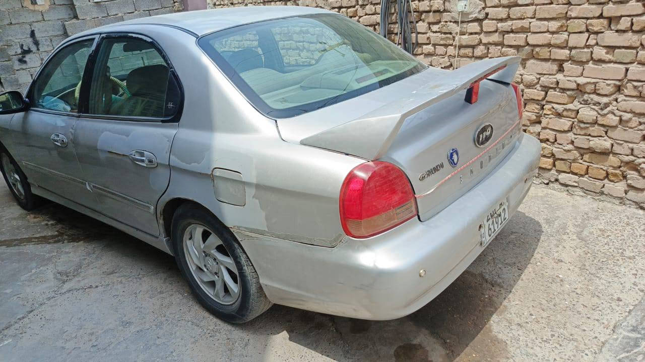 سوناتا 2001
محرك الفين 
رقم ديالى انكليزي 
صبغ عام 
بدون طخة فقط بالجامغ الخلفي الايسر 

محرك وكير جيد جدا 
تبريد بي ليك 

السعر 55 ورقة وبيهة مجال 

العنوان : تاجي الصابيات

***********
*********** 

ارقام صاحب السيارة 
اي معلومة او استفسار خابر عل ارقام اني مجرد مكلف بالنشر
