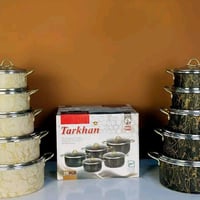 قدور كرانيت • ٥ قطع • توصيل مجاني