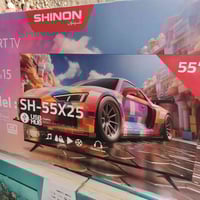 شاشة shinon الاصلي للشركة الرئيسية بحجم 55 بنظام الاندرويد الانترنت بس...