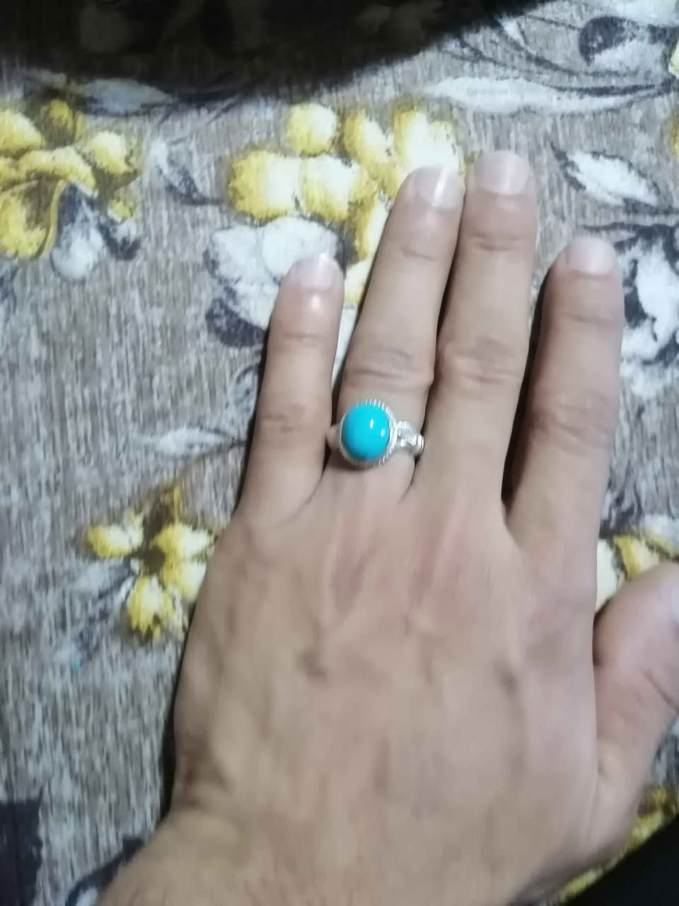 خاتم فيروزي نيشابوري لبه صافيه صياغه ثقيله متواجد ماسنجر واتساب *********** بغداد, العراق
