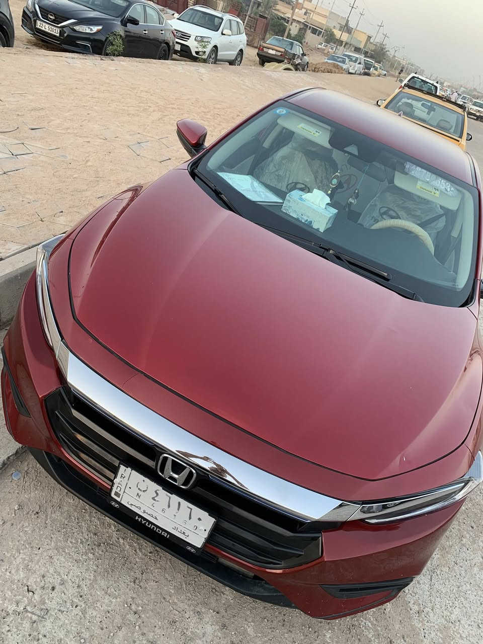 كلين بدون صبغ او تبديل 

هوندا انسايت هايبرد  2022‪    ياباني‬
رقم بغداد ماشية 24 الف كيلوا 
وارد امريكي
بصمات عدد   ٢   

المواصفات  :
• مكينه 150‪0 cc هايبرد سبورت رياضي  ‬
• كير اوتوماتيك لمس
• بطارية ليثيوم
• سبورت 
• شاشة كبيرة
• كاميرا خلفية
• حساسات خلفية 
• حساسات امامية 
• كراسي لون ابيض 
• رادار امامي
• مانع تصادم
• محدد مسار
• تصحيح مسار
• كاميرا امامية
• شفتات استيرن
• مثبت سرعة
• مانع انزلاق
• استيرن متحرك
• تحكم فول
• بصمة تشغيل عن بعد 
• بصمة أبواب
• دخول ذكي
• إنارة ترحيبية
• مري كهرباء
• حساسات تجاوز BSM
• نقطة عمياء 
• حساسات تجاوز عدد 2
• شاحن وايرلس 
• حساس امامي وخلفي
• شاشة اعطال
• هندبريك كهرباء
• زجاج كهرباء
• عداد ديجيتال
• اضوية امامية تورنج LED
• اضوية خلفية LED
• كشافات LED
• حساسات اضاءة
• إنارة امامية تلقائية Auto
• حساسات ضغط هواء الإطارات
• نظام ECO + TRIP
• نظام GPS + خرائط
• نافيجيشن
• 3 أنظمة قيادة (eco, ev, sport)
• مري تعتيم
• ركايات وسط
• بلوتوث
• مدخل USB + AUX
. اطارات جديده مشلن اصلي
السعر 155 $ وبيه مجال 
***********
