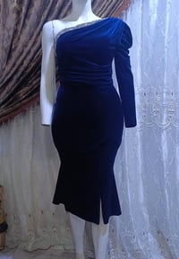 فستان • لون نيلي • كلش حلو