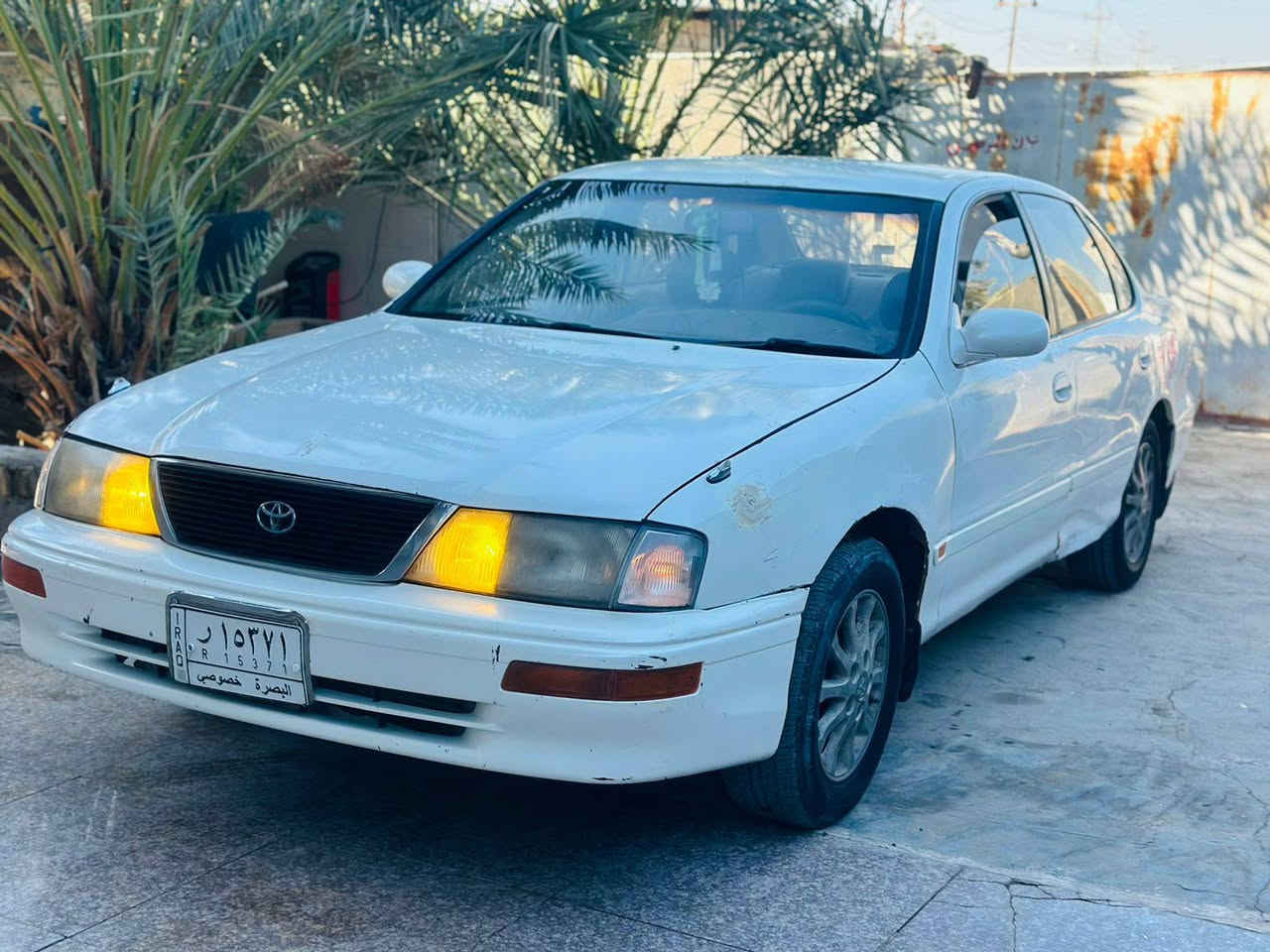 السلام عليكم للبيع تويوتا افيلون مديل 1995الون ابيض رقم بصره بسمي تحويل ثاني يوم سياره جاهز من كلشي محرك 6سنلدر وكير خير من الله مكان البصره القرنه بني منصور سعر 45وبيه مجال الطيبين رقم الهاتف ***********/////***********
