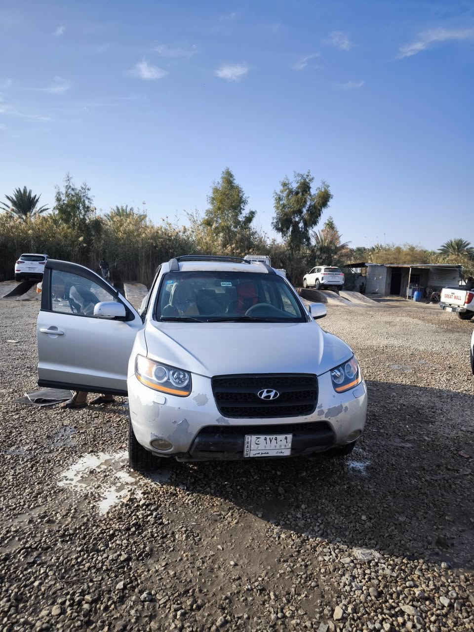 سنتافي 2008 ، محرك 2700 ، 6 سلندر ، وارد امريكي
رقم بغداد ، السيارة ليبل واحد فقط جاملع امامي مرجع على البارد ولا قطعة تبديل مصبوغة حزام للجمالية اثر جرد ، محرك وكير وتبريد وشاصي مكفولات ، مكان السيارة كربلاء ، رايدها ب  115
***********
