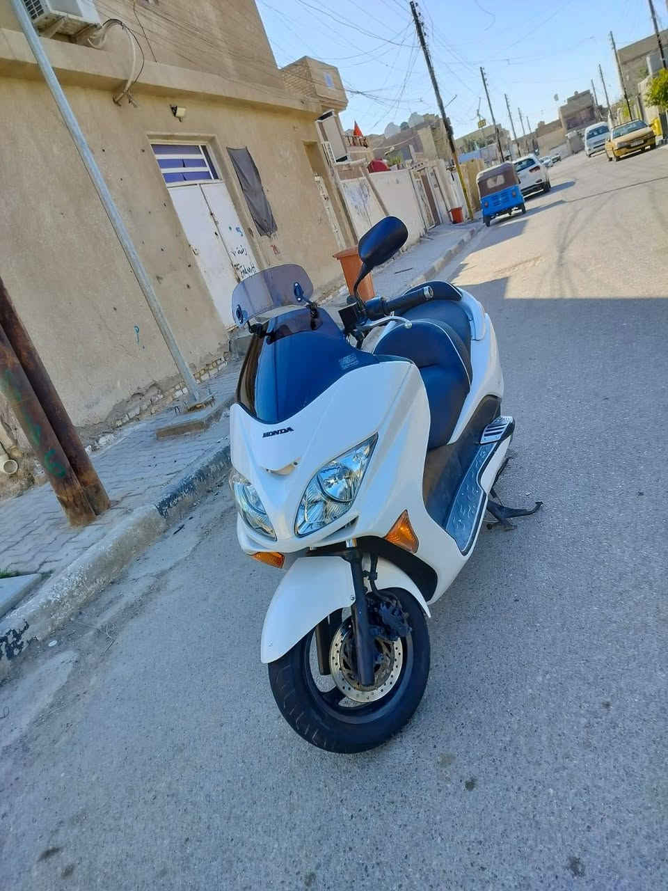 سلام عليكم فورزه رنبه 9/0 /7كير /4تحؤيلات استيرن رياضي  استاند حساس منضؤمه زنؤن متغير   بكلايت كرستال اكلؤب جنطه 
كهربايات كيجات كلهه شغاله 
لون مميز بلاد دراجه نضافه فؤل 
اؤراق كامله  تخم تاير جديد طستهه ناعمه 
 دراجه مكفؤله  كلهه  شلعه ؤمعدل فؤل سعرهه مليؤن و 300مكانهه بغداد شراي اتصل عرقم ؤتدلل رقمي***********
