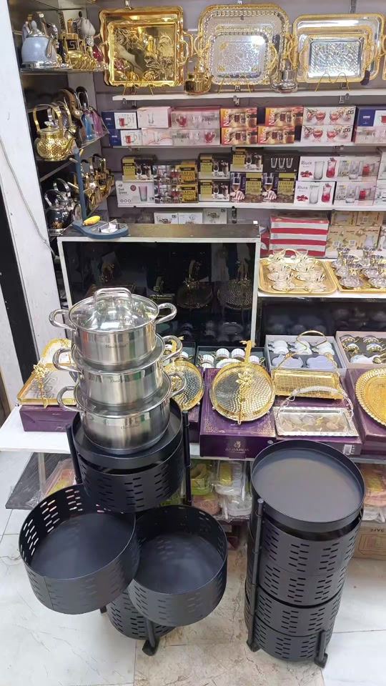 🔥 مطبخك مزدحم وماكو مكان للخضار والفواكه؟ 😩 الحل العملي وصل ✨ 🛒 سلة حديد دائرية متحركة ✅ متوفرة بـ 4 طبقات و5 طبقات ✅ عجلات 360° لسهولة الحركة ✅ هيكل حديد قوي ومتين ✅ تستغل الزوايا والمساحات الضيقة بذكاء ✅ مناسبة للخضار والفواكه والبهارات والمنظفات 🏠 مناسبة للمطابخ الصغيرة والكبيرة 🚚 توصيل لجميع محافظات العراق 📍 بغداد – مجمع العائلة الوشاش ⚡ اطلبها الآن وخلي مطبخك أكثر ترتيباً واستفادة من المساحة. #سلة_مطبخ #تنظيم_المطبخ #ترتيب_المطبخ #مستلزمات_المطبخ #العراق 


**إذا كنت صاحب هذا الإعلان وتريد حذفه لأي سبب، رجاءا أرسل رسالة إلى الدعم الفني**