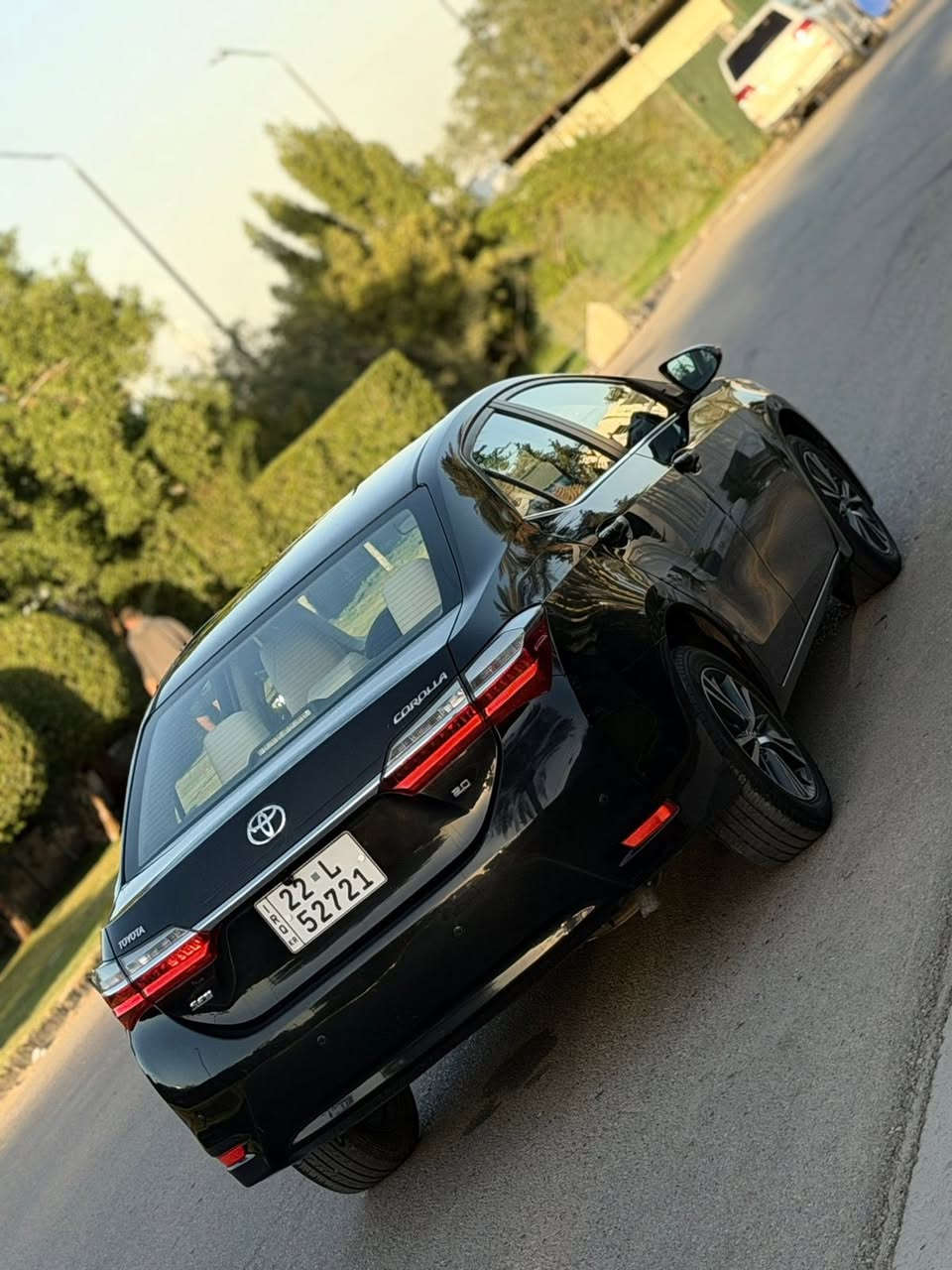 كورلا 2019 خليجي
كفاله من الصبغ 

رقم اربيل تحويل مباشر 

محرك 2000

ماشيه 98 الف 

بارد فقط جاملغ خلفي بسيط وطخه بسيطه بطرف باب السائق وسونار موضح 

وشخوط بسيطه  

فول عده فتحه 

بصمه تشغيل وابواب 

حساس خلفي

شاشه وكامره 

فول تحكمات 

نضام سبورت 

دشبول ليزري

داخل جلد ابيض 

السعر 144 بيه مجال بسيط 

مكان السياره بغداد حي الجامعه

***********☎️
