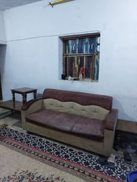 أثاث مستعمل • سيت قنفات ١٠ مقاعد • طبلات خشب