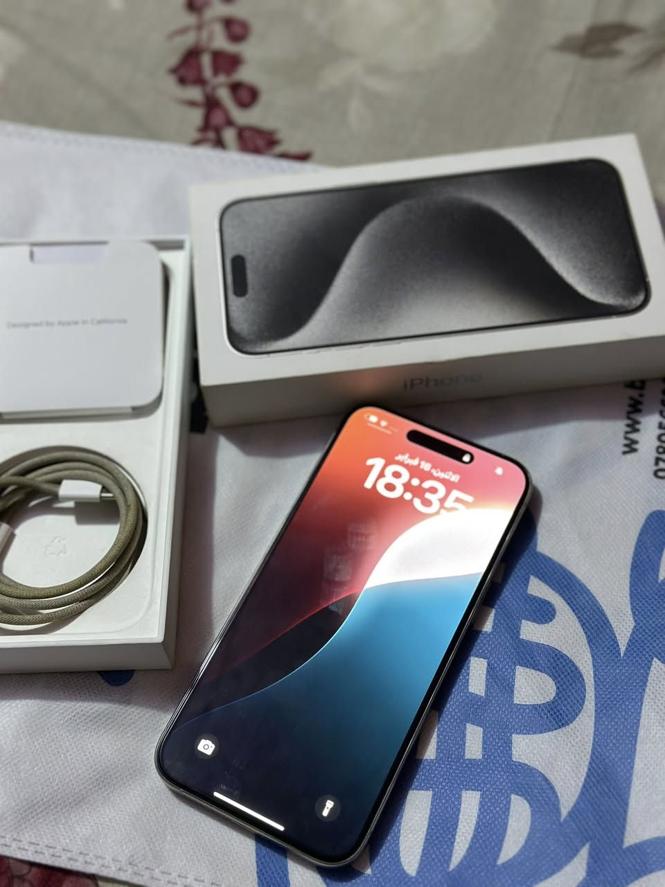 �🔥 فرصة لا تعوض – iPhone 15 Pro Max 512GB أبيض وكالة 🔥📱ضمان 6 اشهر
إذا تريد جهاز فخم ونظيف فعلاً، هذا الجهاز إلك 👌

✨ الحالة: نضافة 100% – مستعمل استعمال خفيف جداً
🔋 البطارية: 100%
🔄 عدد دورات الشحن: 68 فقط (يعني تقريباً جديد)
💾 السعة: 512GB
🤍 اللون: أبيض مميز جداً
🏷️ وكالة أصلية من الشركة

💰 السعر: 1،600 دينار فقط
⚡ قابل للتفاوض البسيط للجادين


**إذا كنت صاحب هذا الإعلان وتريد حذفه لأي سبب، رجاءا أرسل رسالة إلى الدعم الفني**