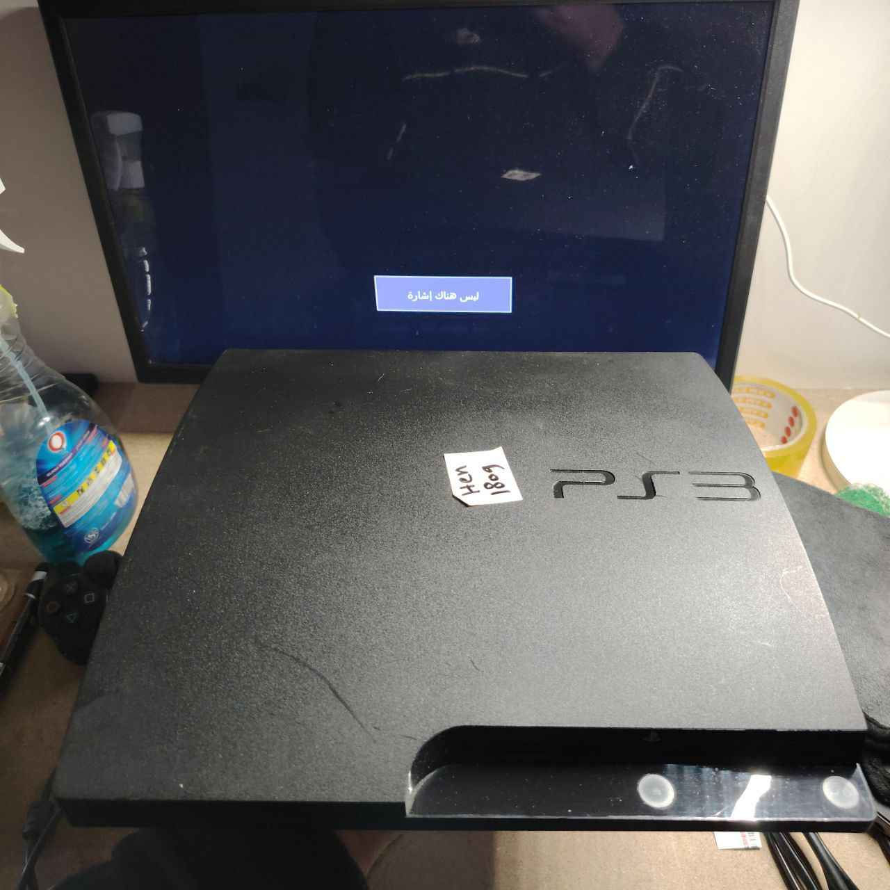 سلام عليكم 

بلي 3 سلم 

نظام هين 4.92 اخر اصدار مكاتب

مساحة الجهاز او هارد جهاز 180 غيغا

جهاز نظيف ويجي ويا ضمان اسبوع تفحص على راحتك

يجي ويا الجهاز مجموعة العاب مرتبة تكدر تشوفهن داخل فيديو 

ملحقات الجهاز كاملة: 
جوستك عدد واحد
واير كهرباء
واير HD

سعر الجهاز 135 الف وبي مجال 

يوجد توصيل لجميع محافظات العراق 

للاستفسار عن بقية تفاصيل على الخاص 

او مراسلة الواتس اب: 
*********** ديوانية, القادسية
