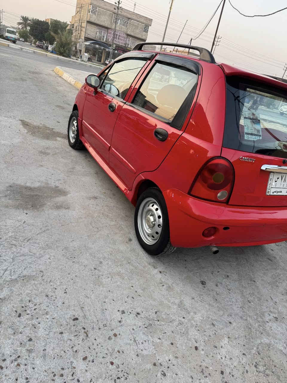 شيري كيو كيو موديل 2013 رقم بغداد اوتماتيك محرك اربعة سلندر جاهزة سيارة بلادية ماشية 93
المكان بغداد 
السعر 35 وبيها مجال
الرقم ***********
مكان السياره كربلاء
