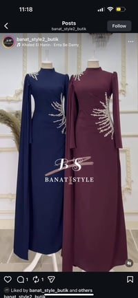 فستان • النيلي • مقاس ٣٨-٤٠