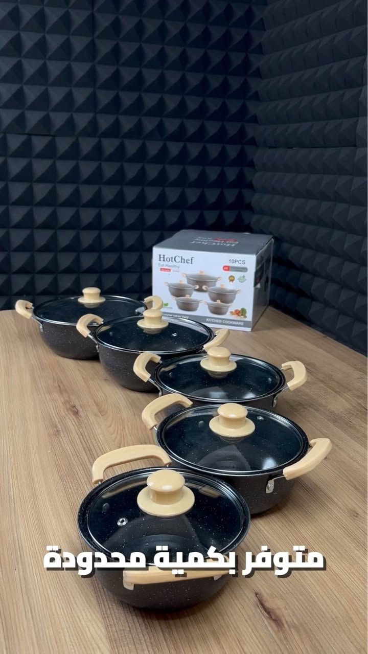 إذا تبحث عن سيت قدور عملي وأنيق لمطبخك 🔥

سيت HotChef الماربل 5 قطع يوفرلك كل الأحجام اللي تحتاجها 👌

طلاء غير لاصق يسهّل الطبخ والتنظيف ✨

أغطية زجاج حراري حتى تراقب الأكل بدون ما تفتح الغطاء 👀

تصميم أنيق بلون أسود مرقط يضيف لمسة فخامة لمطبخك 🖤

مناسب للاستخدام اليومي وتحضير كل وصفاتك المفضلة 🍲

اختيار مثالي لكل بيت يحب الطبخ الصحي 🍃
فقط 39,000
توصيل متوفر كركوك, العراق


**إذا كنت صاحب هذا الإعلان وتريد حذفه لأي سبب، رجاءا أرسل رسالة إلى الدعم الفني**